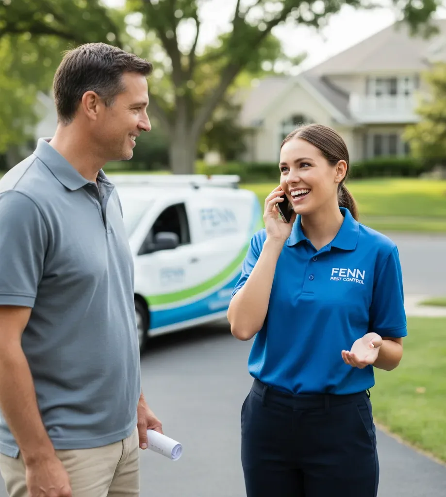 Fenn Pest Control customer support in Coplay